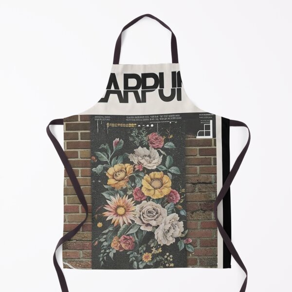 Item preview, Solarpunk: SAURA Floral Painting on Brick designed and sold by Raw-Ink.