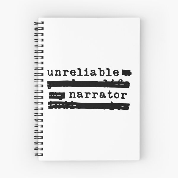 Item preview, Unreliable Narrator - Redacted (black font) designed and sold by Pencil on Paper CA.