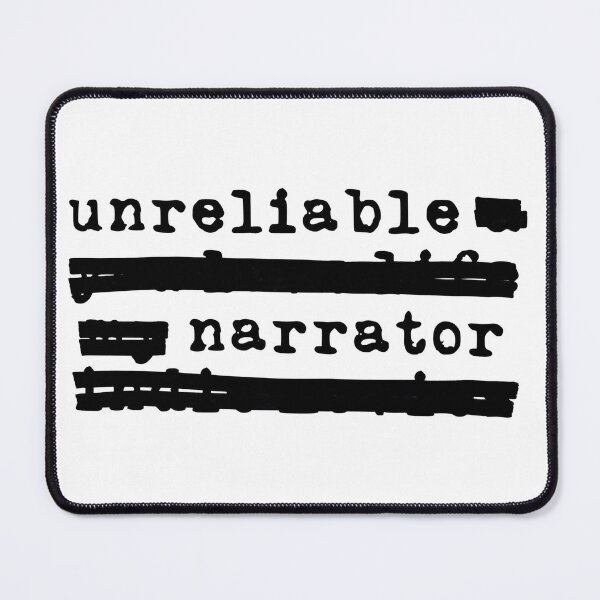 Item preview, Unreliable Narrator - Redacted (black font) designed and sold by Pencil on Paper CA.