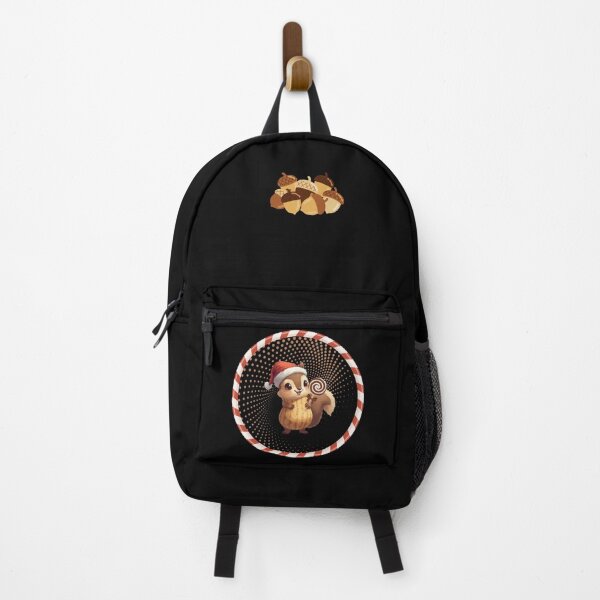 Item preview, Cute Christmas Squirrel with Candy – Kawaii Holiday Nut Character designed and sold by TestudoDesign.