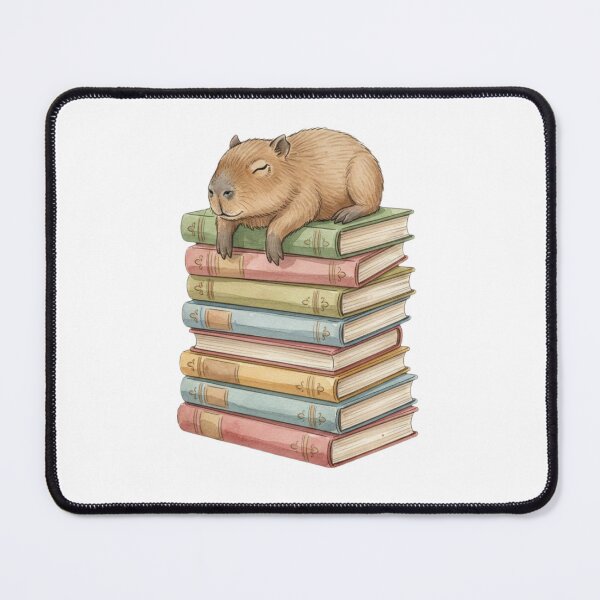 Item preview, Capybara is sleeping book books catnap cute kawaii cat kitten cats kitty designed and sold by CheeseBlueprint.