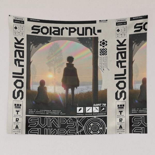 Item preview, Solarpunk: Figures Observing Natural Phenomenon designed and sold by Raw-Ink.