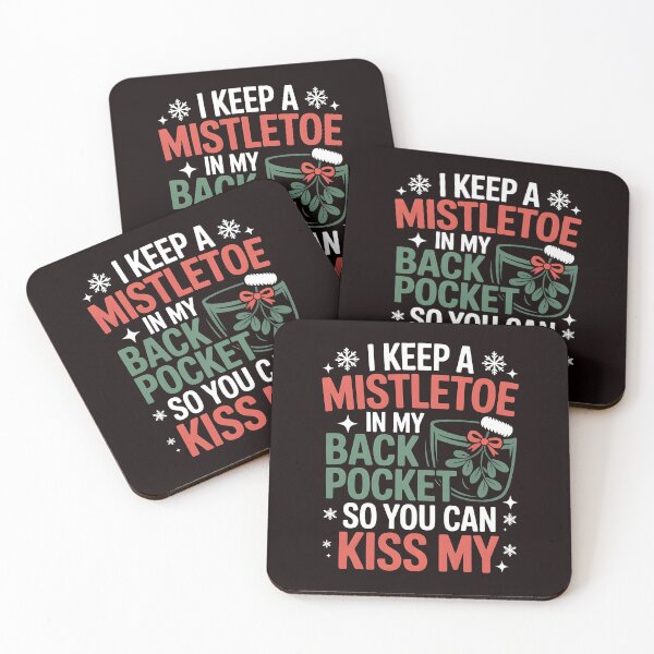 Item preview, Funny Xmas Attitude – I Keep a Mistletoe in My Back Pocket designed and sold by Redgiant87x.