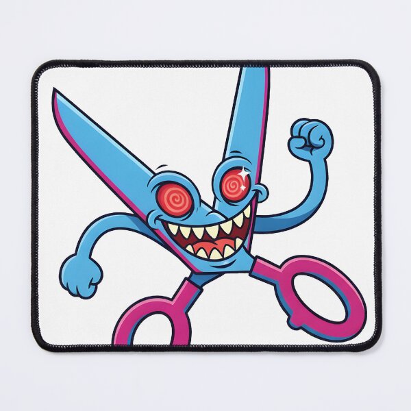 Item preview, crazy mad scissors running designed and sold by Nikoleta Vukovic.