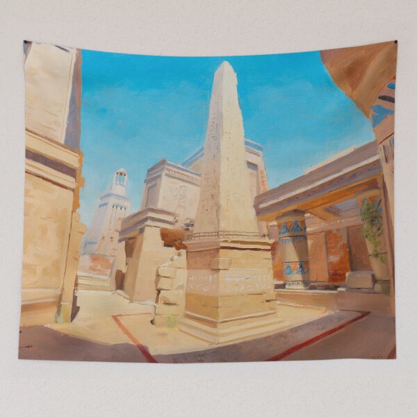 Item preview, Counter Strike, Anubis - B Site | Oil Painting designed and sold by shreyasfineart.