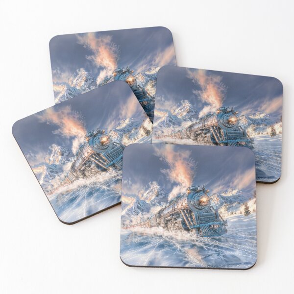 Item preview,  Polar Express: Beyond Glacier Gulch on Ice Lake designed and sold by AngelottiCR.