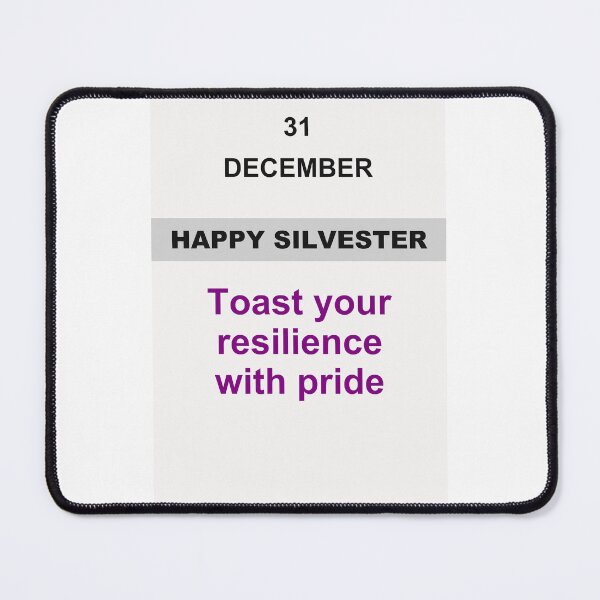 Item preview, Happy Silvester - December 31, Edition: 55 designed and sold by ariksworld.