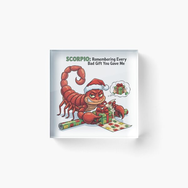 Item preview, Scorpio Remembering Bad Gifts | Funny Zodiac Meme | October November Birthday Gift designed and sold by MGIT Creations.