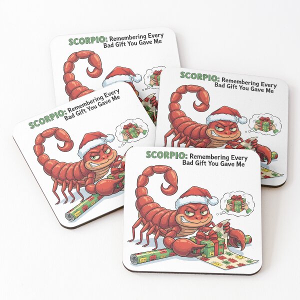 Item preview, Scorpio Remembering Bad Gifts | Funny Zodiac Meme | October November Birthday Gift designed and sold by MGIT Creations.