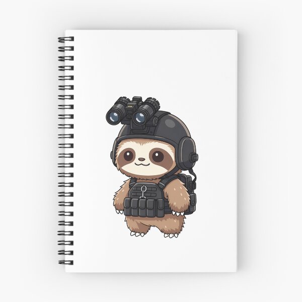 Item preview, Cute Tactical Sloth Night Vision Operator designed and sold by k3rstman1.