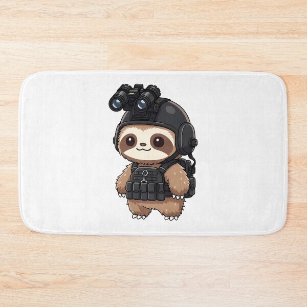 Item preview, Cute Tactical Sloth Night Vision Operator designed and sold by k3rstman1.