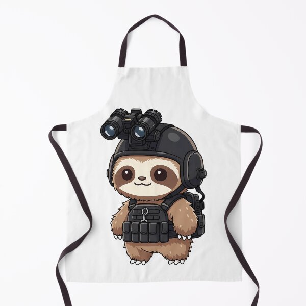Item preview, Cute Tactical Sloth Night Vision Operator designed and sold by k3rstman1.