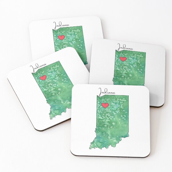 Item preview, I Heart Indiana designed and sold by Nugget Studio Arts.