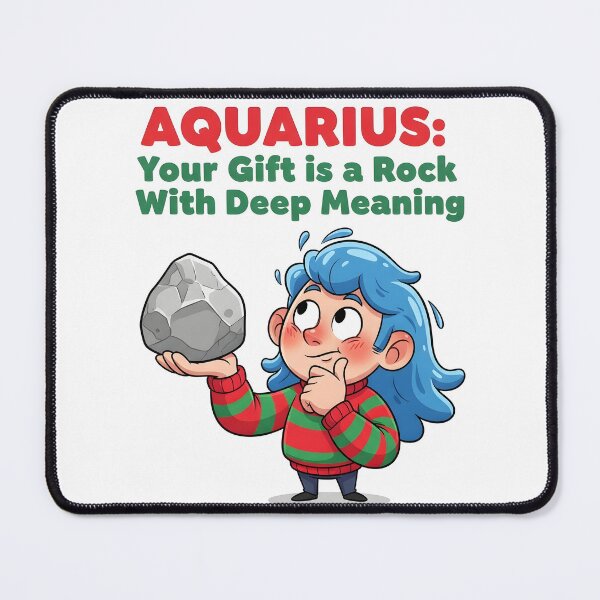 Item preview, Aquarius Deep Meaning Gift | Funny Zodiac Meme | January February Birthday Gift designed and sold by MGIT Creations.