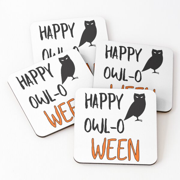 Item preview, Spooky Halloween Owl Owl-O-Ween Funny Cute Moon Vintage Retro designed and sold by SlocifieShop.