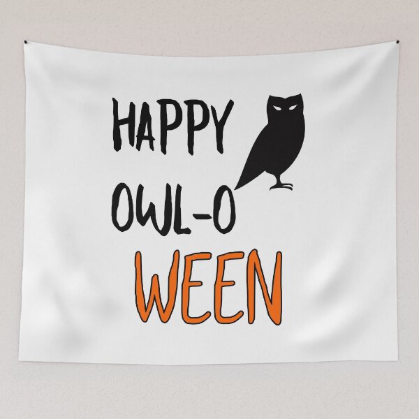 Item preview, Spooky Halloween Owl Owl-O-Ween Funny Cute Moon Vintage Retro designed and sold by SlocifieShop.