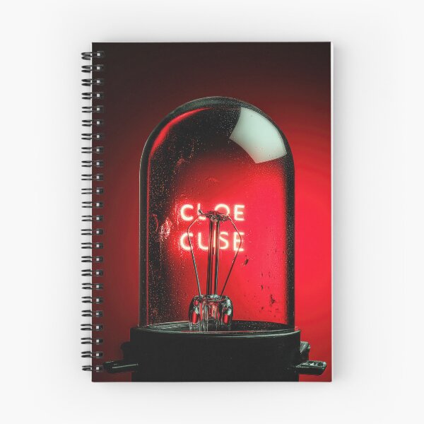Item preview, Neon “CLOSE” Sign Inside Light Bulb – Modern Red Glow Aesthetic designed and sold by Grafititee.