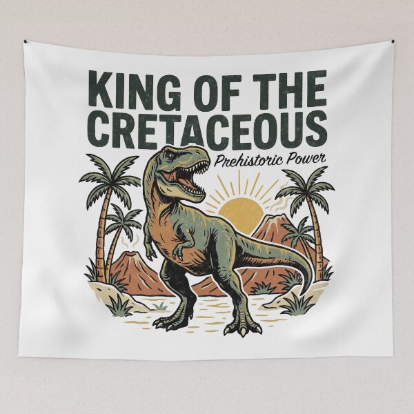 Item preview, Retro T-Rex King Prehistoric Dinosaur Design designed and sold by tollaru.