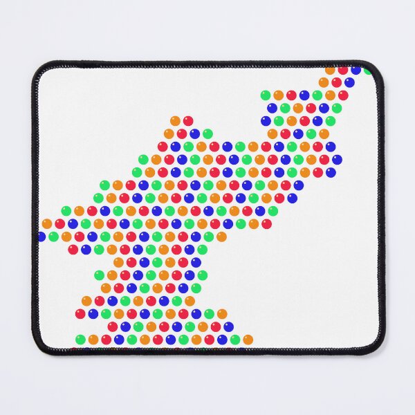 Item preview, Multicolored Rhinestone North Korea designed and sold by TheIconSmith.