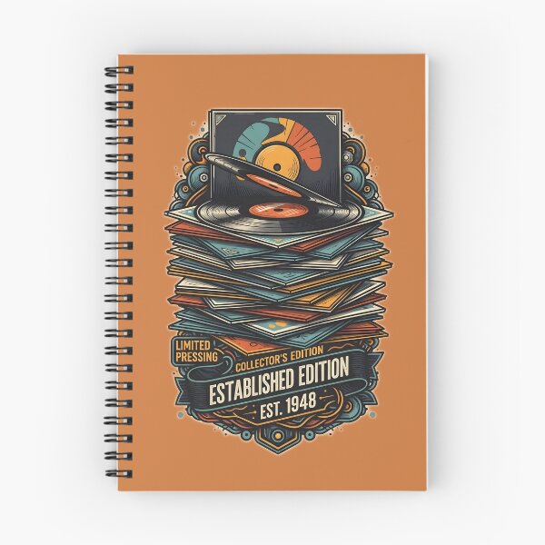 Item preview, Established Edition Vintage Vinyl Record Stack Art designed and sold by RBCTk.