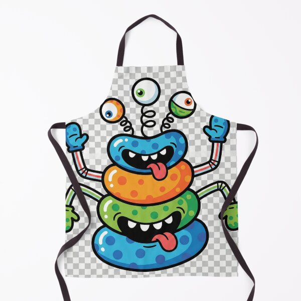 Item preview, Cute Colorful Monster – Funny Kids Cartoon Sticker Illustration designed and sold by Yasmeen1786.
