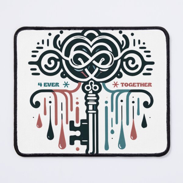 Item preview, 4 Ever Together – Dripping Heart Key designed and sold by DrawDrip.