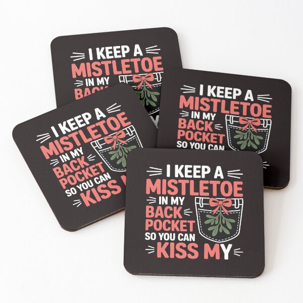 Item preview, Cheeky Xmas Mistletoe Joke – I Keep a Mistletoe in My Back Pocket designed and sold by Redgiant87x.