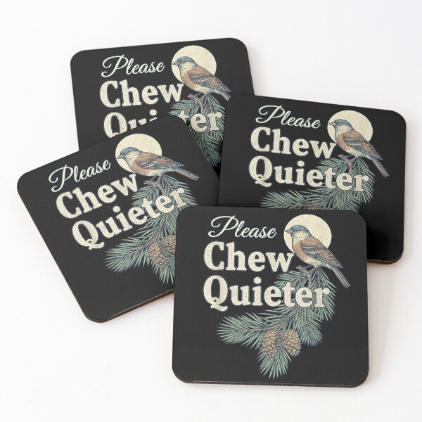 Item preview, Please Chew Quieter Christmas Funny Novelty T-Shirt designed and sold by humex.
