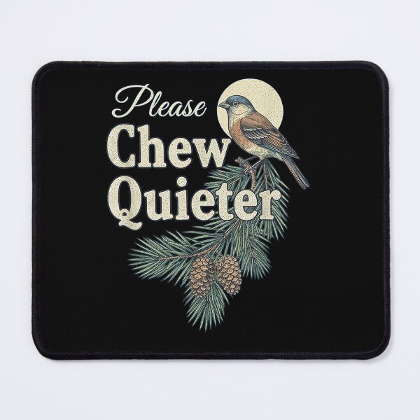 Item preview, Please Chew Quieter Christmas Funny Novelty T-Shirt designed and sold by humex.
