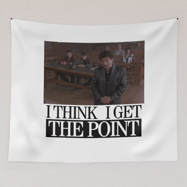 Item preview, I THINK I GET THE POINT Funny Meme Movie designed and sold by Venum-Kai.
