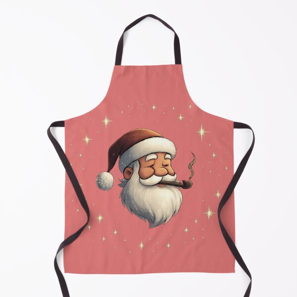 Item preview, Santa ready for a pipe holiday, colorful edition. designed and sold by Knock on my door.