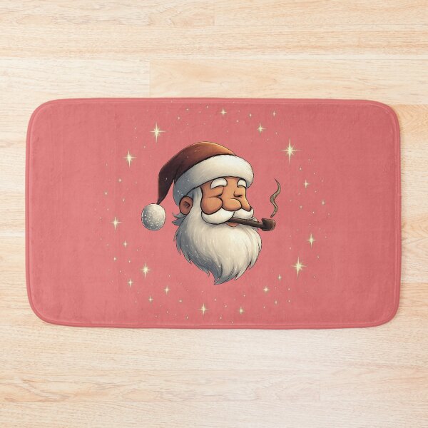 Item preview, Santa ready for a pipe holiday, colorful edition. designed and sold by Knock on my door.