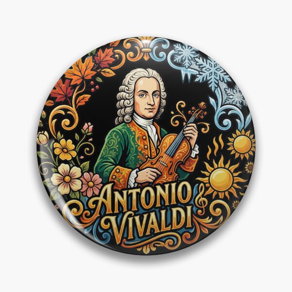 Item preview, Antonio Lucio Vivaldi Composer Portrait  designed and sold by quackynaut.