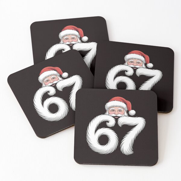 Item preview, 67 Santa Beard – Six Seven Xmas Meme Style designed and sold by Redgiant87x.