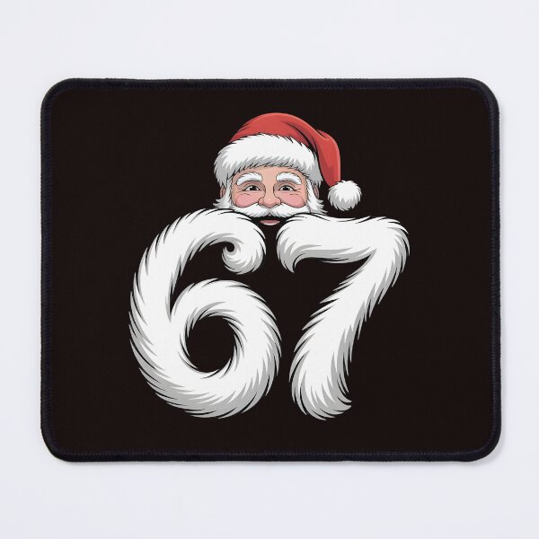 Item preview, 67 Santa Beard – Six Seven Xmas Meme Style designed and sold by Redgiant87x.