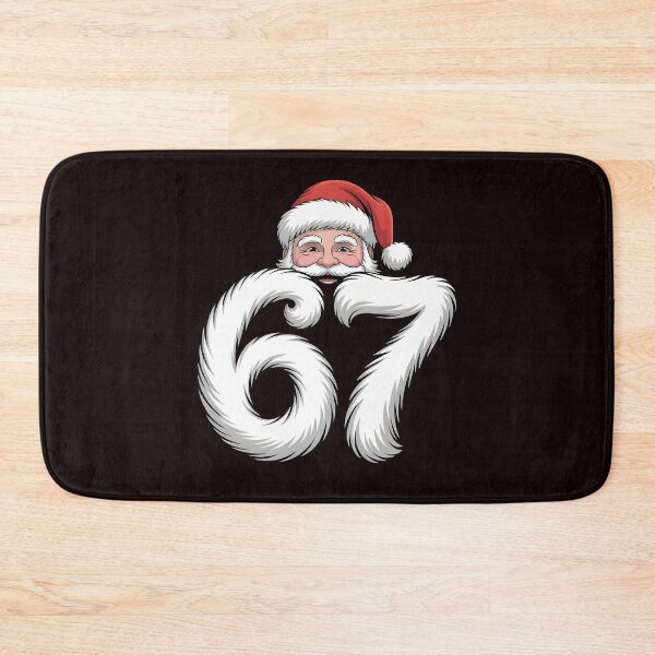 Item preview, 67 Santa Beard – Six Seven Xmas Meme Style designed and sold by Redgiant87x.
