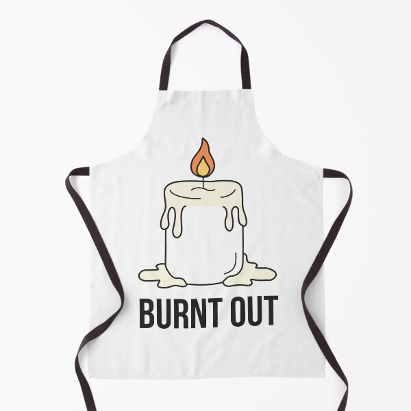 Item preview, Burnt Out Candle Sticker | Mental Health Humor Relatable Quote designed and sold by STEAM & DREAM.