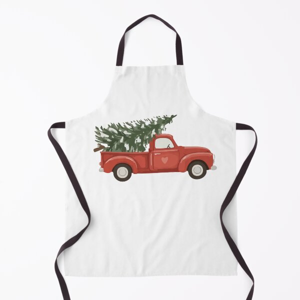 Item preview, Christmas truck with tree designed and sold by SunnyGrove Designs.