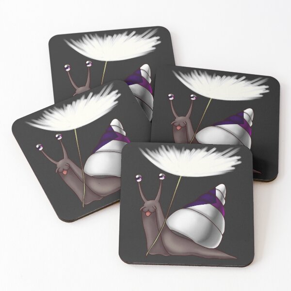 Item preview, Demisexual Pride Snail with Dandelion Seed designed and sold by PrideSnails.