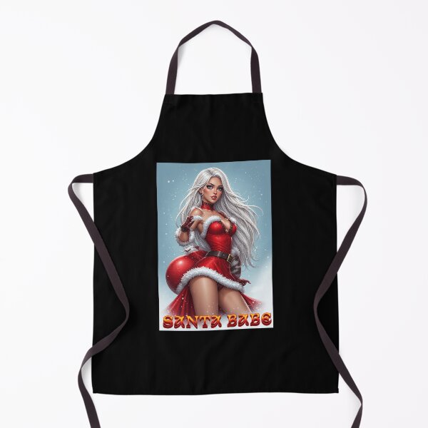 Item preview, Santa Babe — Retro Christmas Pin-Up with Festive Glam & Naughty Charm designed and sold by Mark Mentzer.