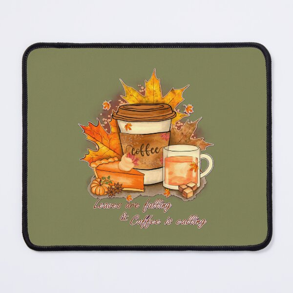 Item preview, Leaves are falling & Coffee is calling designed and sold by Lovemountain.