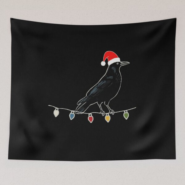 Item preview, Santa Crow Christmas Lights designed and sold by Gkinoki.
