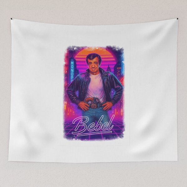 Item preview, Icon of French Cinema – Bebel Synthwave Style designed and sold by Wawan35200.