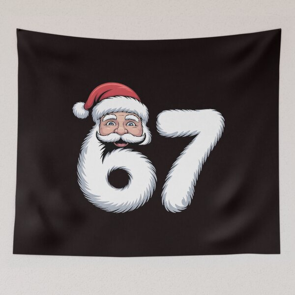 Item preview, Funny Christmas Boys Meme – 67 Santa Beard designed and sold by Redgiant87x.