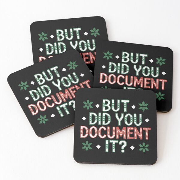 Item preview, But Did You Document It Ugly Sweater designed and sold by Margerita23.