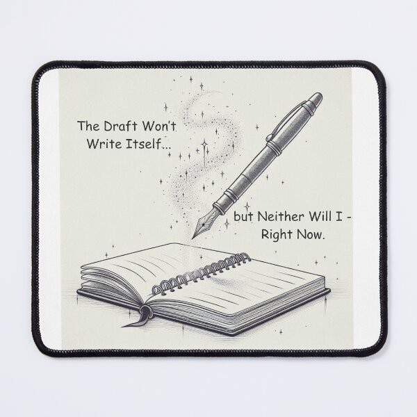 Item preview, Draft Won't Write Itself designed and sold by Caelaxis Chronicles.
