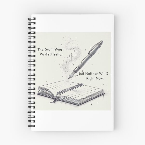 Item preview, Draft Won't Write Itself designed and sold by Caelaxis Chronicles.
