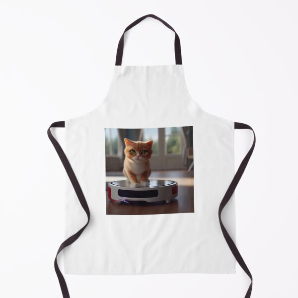 Item preview, Cat Riding a Roomba designed and sold by Tik Cats.