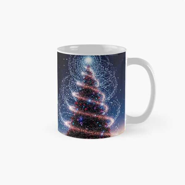 Item preview, Magical Sparkling Christmas Tree Under the Starry Night designed and sold by AmetistLight.