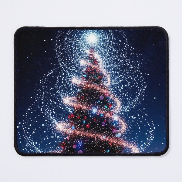 Item preview, Magical Sparkling Christmas Tree Under the Starry Night designed and sold by AmetistLight.